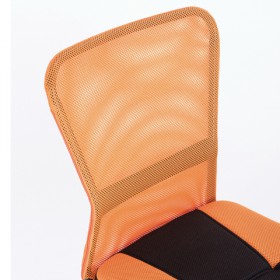 Кресло компактное BRABIX Smart MG-313 (черный, оранжевый) в Нижневартовске - nizhnevartovsk.katalogmebeli.com | фото 4