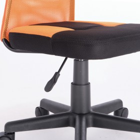 Кресло компактное BRABIX Smart MG-313 (черный, оранжевый) в Нижневартовске - nizhnevartovsk.katalogmebeli.com | фото 5