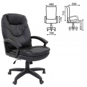 Кресло офисное BRABIX Trend EX-568 (черный) в Нижневартовске - nizhnevartovsk.katalogmebeli.com | фото