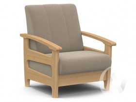 Кресло для отдыха Омега (бук лак/CATANIA LATTE) в Нижневартовске - nizhnevartovsk.katalogmebeli.com | фото