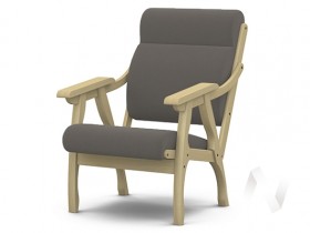 Кресло Вега-10 (бесцветный лак/ULTRA STONE) в Нижневартовске - nizhnevartovsk.katalogmebeli.com | фото 1