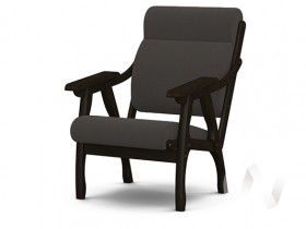 Кресло Вега-10 (венге лак/ULTRA GRAFIT) в Нижневартовске - nizhnevartovsk.katalogmebeli.com | фото 1