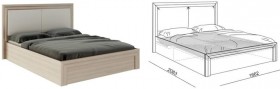 Кровать 1,6 Глэдис (М32) с подъемным механизмом Распродажа в Нижневартовске - nizhnevartovsk.katalogmebeli.com | фото 2