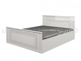 Кровать Афина-1 1,6 м (Белый/Белый глянец) в Нижневартовске - nizhnevartovsk.katalogmebeli.com | фото