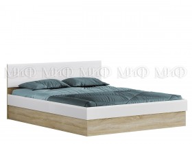 Кровать с подъемным механизмом 1,4 спальня Фортуна (Дуб сонома/белый глянец) в Нижневартовске - nizhnevartovsk.katalogmebeli.com | фото