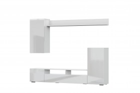 Мебель для гостиной МГС 4 (Белый/Белый глянец) в Нижневартовске - nizhnevartovsk.katalogmebeli.com | фото 7
