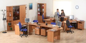 Мебель для персонала Альфа 61 Ольха в Нижневартовске - nizhnevartovsk.katalogmebeli.com | фото 1