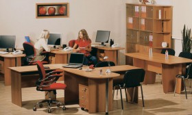 Мебель для персонала Рубин 42 Светлый миланский орех в Нижневартовске - nizhnevartovsk.katalogmebeli.com | фото
