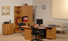 Мебель для персонала Рубин 42 Светлый миланский орех в Нижневартовске - nizhnevartovsk.katalogmebeli.com | фото 2