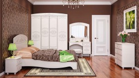 Модульная спальня Каролина в Нижневартовске - nizhnevartovsk.katalogmebeli.com | фото