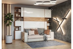 Шкаф-кровать с диваном Дина в Нижневартовске - nizhnevartovsk.katalogmebeli.com | фото