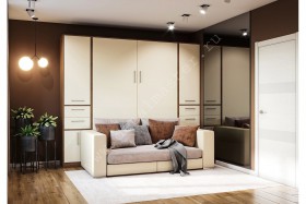 Шкаф-кровать с диваном Злата в Нижневартовске - nizhnevartovsk.katalogmebeli.com | фото
